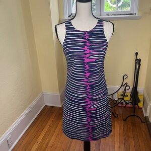 TRINA TURK New listing ⭐️ sheath mini dress, navy fuchsia white Size 0